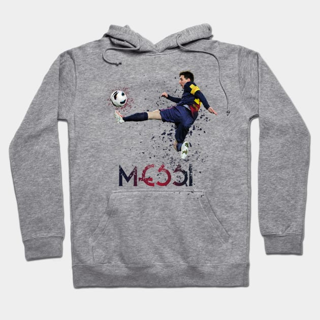 Lionel Messi Hoodie by armaan8014